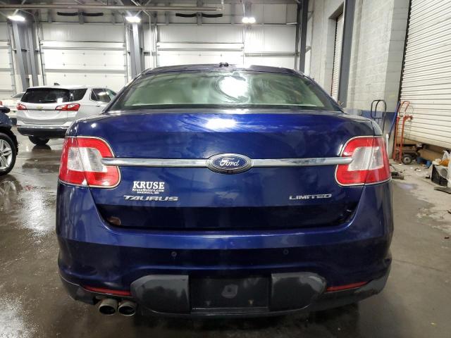 1FAHP2FW9BG177684 - 2011 FORD TAURUS LIMITED BLUE photo 6