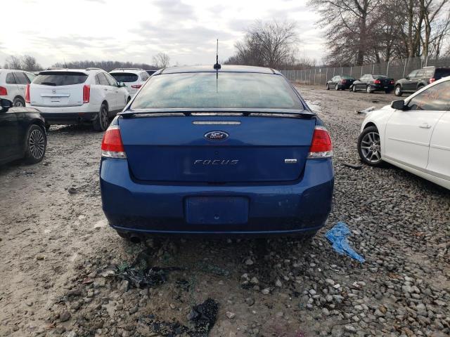 1FAHP36N39W202642 - 2009 FORD FOCUS SES BLUE photo 6