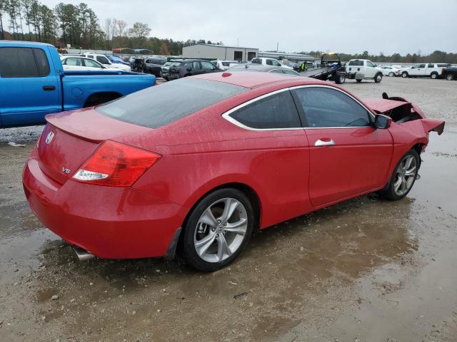 1HGCS2B81CA004385 - 2012 HONDA ACCORD EXL RED photo 3