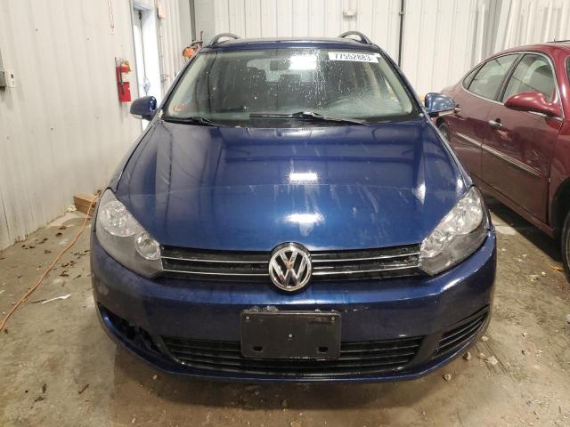 3VWPL8AJ3BM605509 - 2011 VOLKSWAGEN JETTA TDI BLUE photo 5