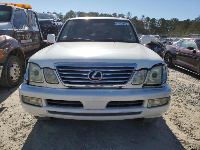 JTJHT00WX64007566 - 2006 LEXUS LX 470 WHITE photo 5