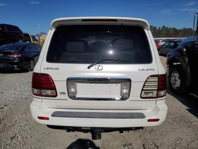 JTJHT00WX64007566 - 2006 LEXUS LX 470 WHITE photo 6