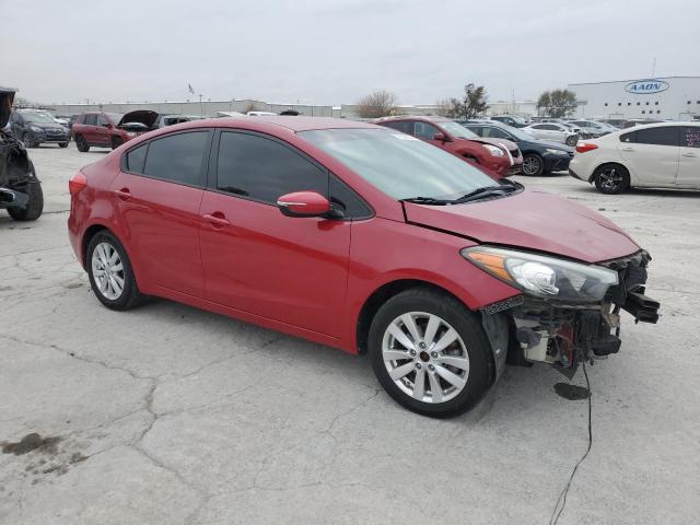 KNAFX4A69F5315680 - 2015 KIA FORTE LX RED photo 4