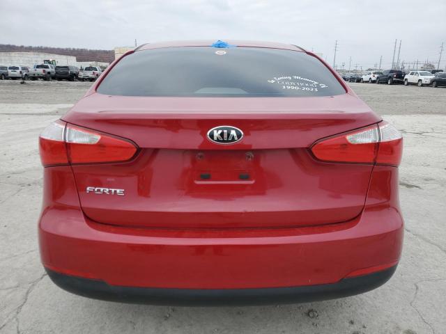 KNAFX4A69F5315680 - 2015 KIA FORTE LX RED photo 6