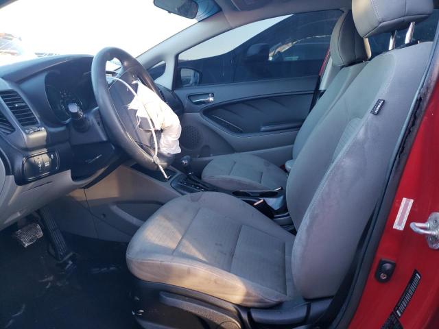 KNAFX4A69F5315680 - 2015 KIA FORTE LX RED photo 7