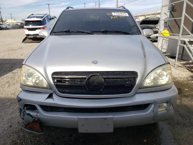 4JGAB54E73A371944 - 2003 MERCEDES-BENZ ML 320 SILVER photo 5