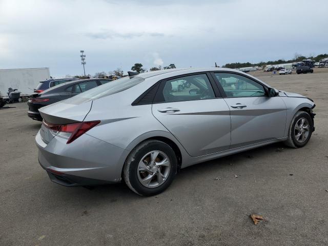 5NPLL4AG2MH032917 - 2021 HYUNDAI ELANTRA SE SILVER photo 3