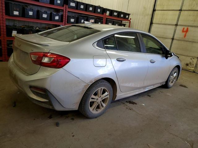 1G1BE5SM2H7256613 - 2017 CHEVROLET CRUZE LT SILVER photo 3