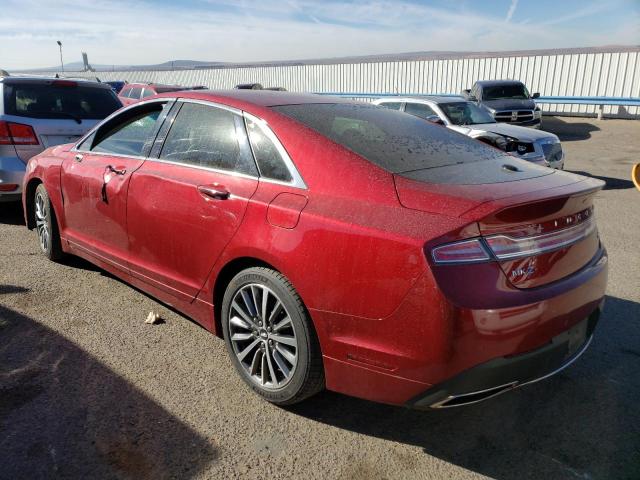 3LN6L5D91HR643603 - 2017 LINCOLN MKZ SELECT RED photo 2