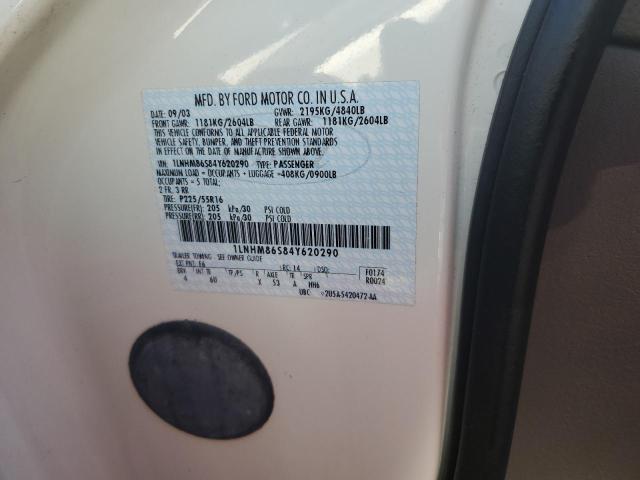 1LNHM86S84Y620290 - 2004 LINCOLN LS 白色 照片 12