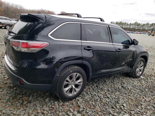 5TDJKRFHXFS131426 - 2015 TOYOTA HIGHLANDER XLE BLACK photo 3