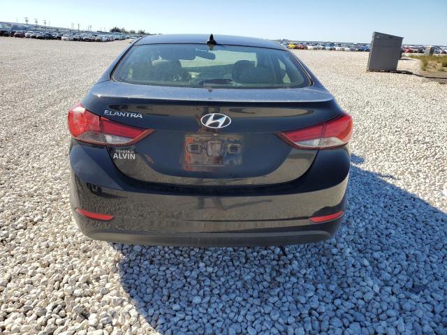 5NPDH4AE4FH575824 - 2015 HYUNDAI ELANTRA SE BLACK photo 6