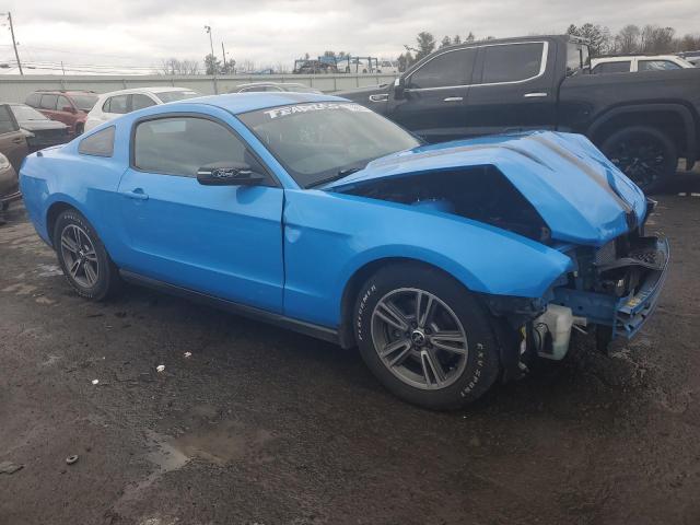 1ZVBP8AM7C5210569 - 2012 FORD MUSTANG BLUE photo 4