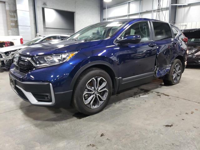 2HKRW2H58NH627329 - 2022 HONDA CR-V EX BLUE photo 1