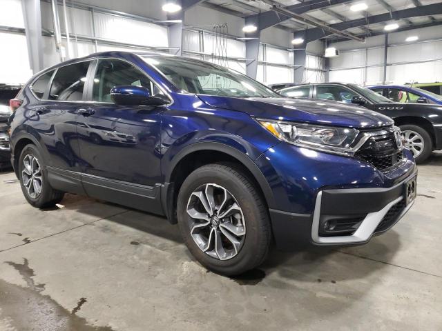 2HKRW2H58NH627329 - 2022 HONDA CR-V EX BLUE photo 4