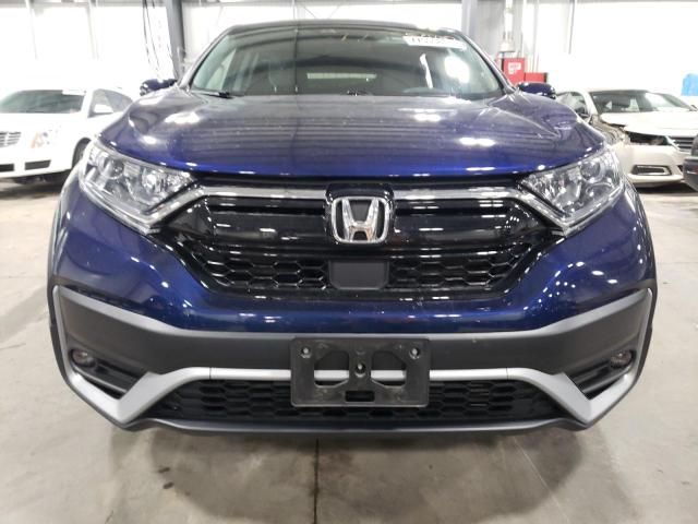 2HKRW2H58NH627329 - 2022 HONDA CR-V EX BLUE photo 5