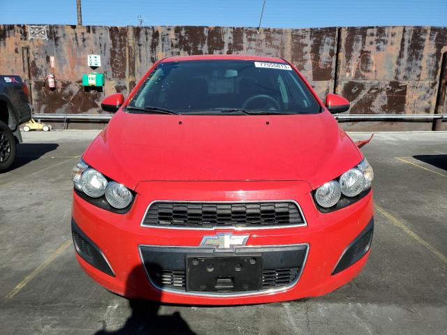 1G1JD6SB1E4109019 - 2014 CHEVROLET SONIC LT RED photo 5