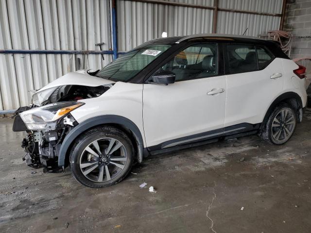 3N1CP5CUXKL567314 - 2019 NISSAN KICKS S WHITE photo 1