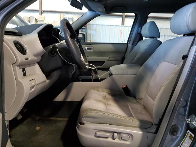 5FNYF3H42DB014581 - 2013 HONDA PILOT EX GRAY photo 7