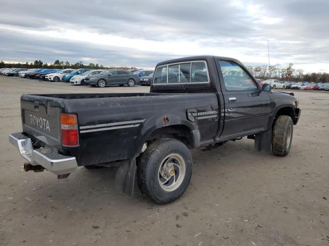 JT4RN01P3M7052918 - 1991 TOYOTA PICKUP 1/2 TON SHORT WHEELBASE DLX BLACK photo 3