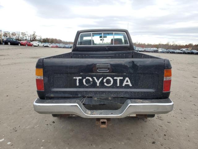 JT4RN01P3M7052918 - 1991 TOYOTA PICKUP 1/2 TON SHORT WHEELBASE DLX BLACK photo 6