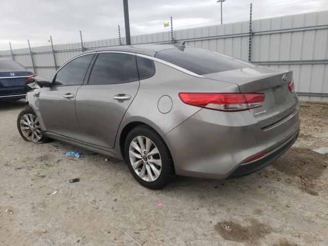 5XXGU4L36GG098153 - 2016 KIA OPTIMA EX GRAY photo 2