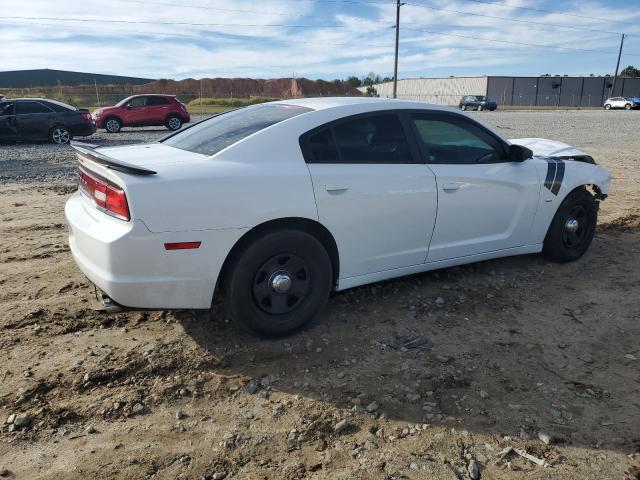 2C3CDXAT9DH606728 - 2013 DODGE CHARGER POLICE WHITE photo 3