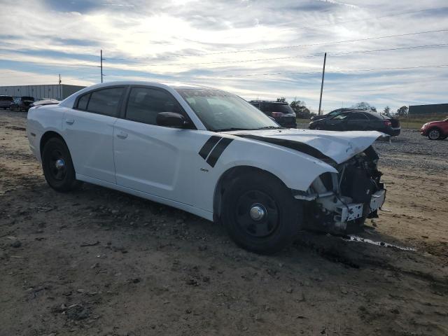 2C3CDXAT9DH606728 - 2013 DODGE CHARGER POLICE WHITE photo 4