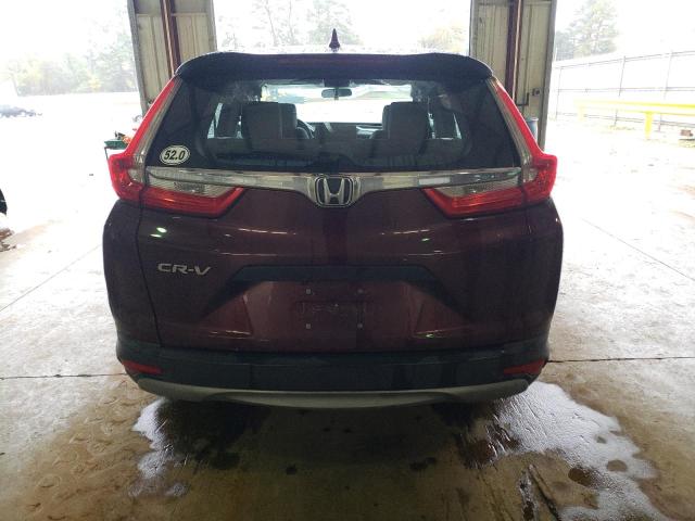 2HKRW5H35JH418141 - 2018 HONDA CR-V LX MAROON photo 6