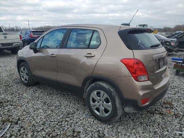 3GNCJKSB0JL267784 - 2018 CHEVROLET TRAX LS GOLD photo 2