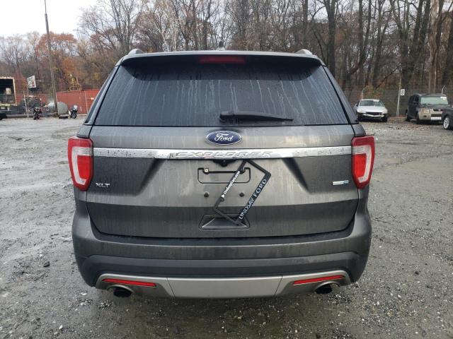 1FM5K8DH0HGA97715 - 2017 FORD EXPLORER XLT GRAY photo 6