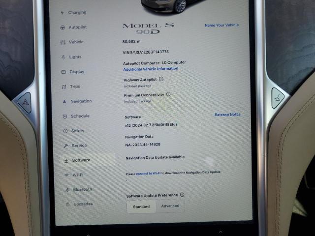 5YJSA1E28GF143778 - 2016 TESLA MODEL S GOLD photo 9