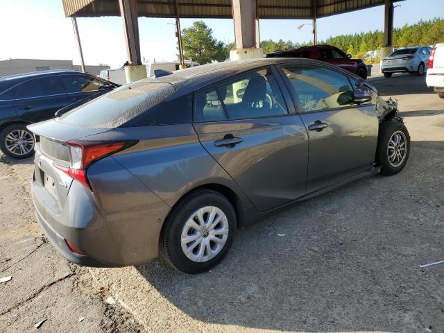 JTDKARFU9K3070697 - 2019 TOYOTA PRIUS GRAY photo 3