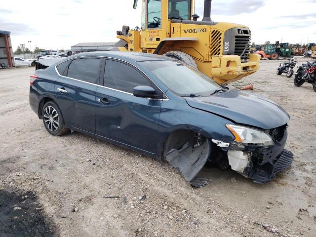 3N1AB7AP7FY296493 - 2015 NISSAN SENTRA S BLUE photo 4