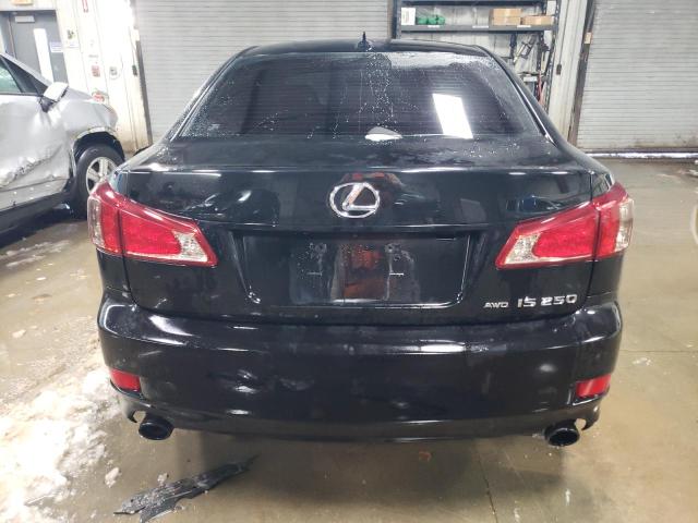 JTHCF5C22C5054749 - 2012 LEXUS IS 250 BLACK photo 6