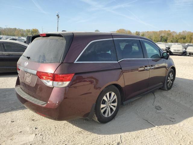 5FNRL5H60FB067387 - 2015 HONDA ODYSSEY EXL BURGUNDY photo 3