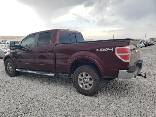 1FTPW14V79KA52624 - 2009 FORD F150 SUPERCREW BURGUNDY photo 2