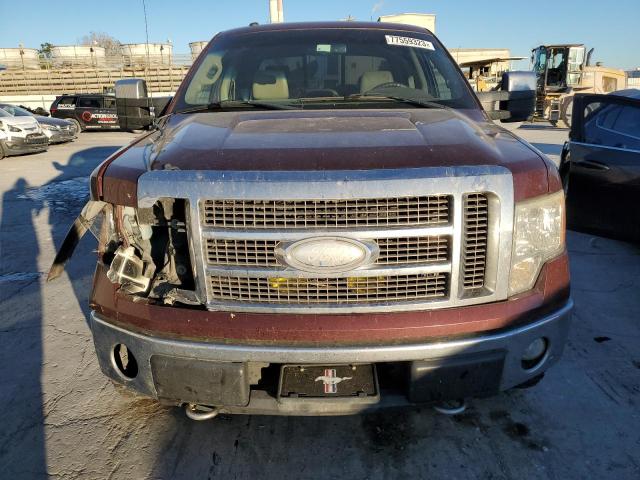 1FTPW14V79KA52624 - 2009 FORD F150 SUPERCREW BURGUNDY photo 5