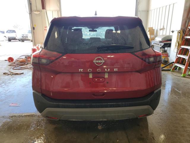 5N1BT3AA2PC790611 - 2023 NISSAN ROGUE S RED photo 6