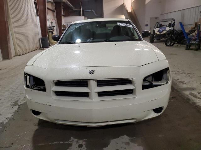 2B3KA43G28H303201 - 2008 DODGE CHARGER WHITE photo 5