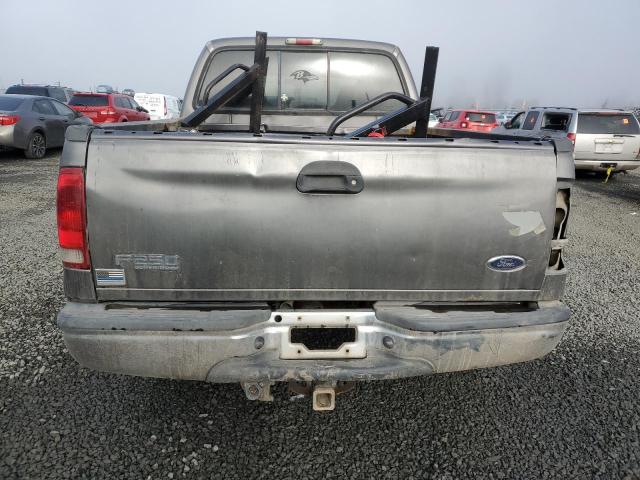 1FTNW21P04ED07320 - 2004 FORD F250 SUPER DUTY GRAY photo 6