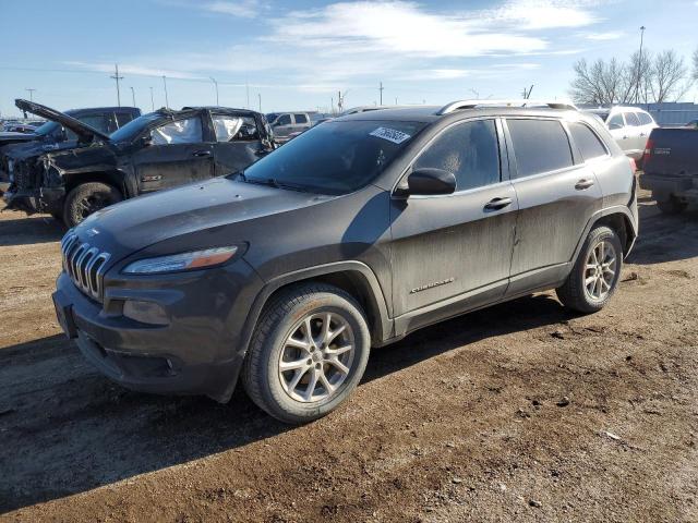 1C4PJMCB2EW270061 - 2014 JEEP CHEROKEE LATITUDE GRAY photo 1