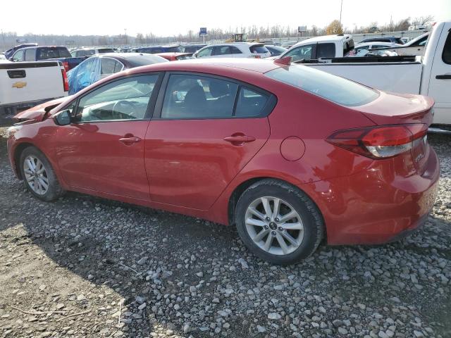 3KPFL4A70HE111526 - 2017 KIA FORTE LX RED photo 2