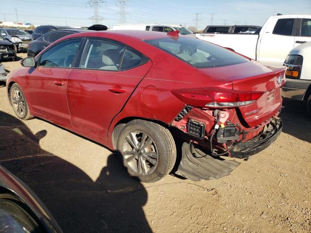 5NPD84LF4JH292368 - 2018 HYUNDAI ELANTRA SEL RED photo 2