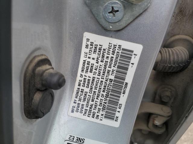 19XFA1F68AE073148 - 2010 HONDA CIVIC LX-S فضي صورة 12