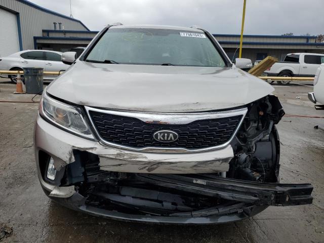 5XYKT4A6XEG436947 - 2014 KIA SORENTO LX SILVER photo 5