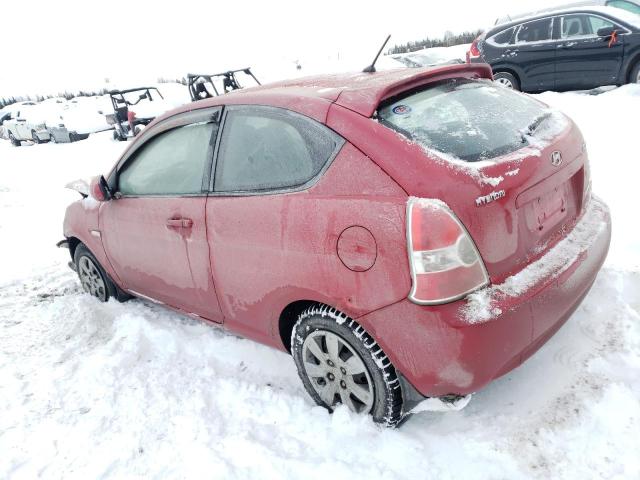 KMHCN3BC4BU207926 - 2011 HYUNDAI ACCENT SE RED photo 2