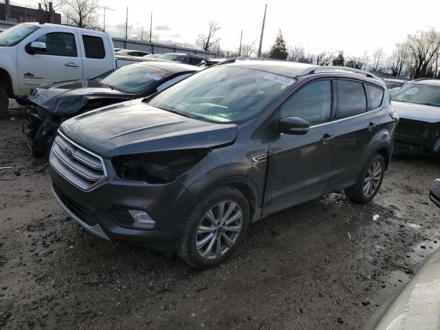 1FMCU0JD6HUE33647 - 2017 FORD ESCAPE TITANIUM CHARCOAL photo 1