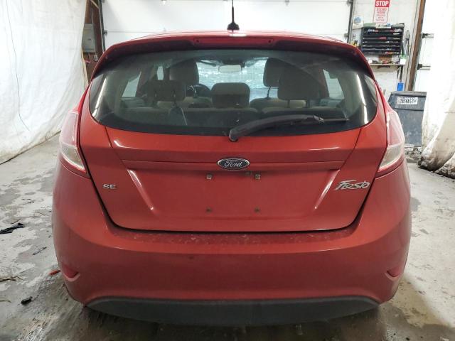 3FADP4EJ4KM138314 - 2019 FORD FIESTA SE RED photo 6