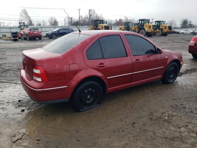 3VWRK69M24M145518 - 2004 VOLKSWAGEN JETTA GL RED photo 3